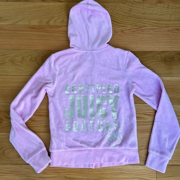 JUICY COUTURE HOODIE, XS - Picture 3 of 6